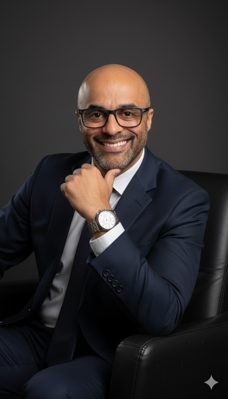 Luciano Borges em retrato executivo para conteúdo técnico